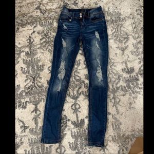 Ripped jeans lightly worn size small
